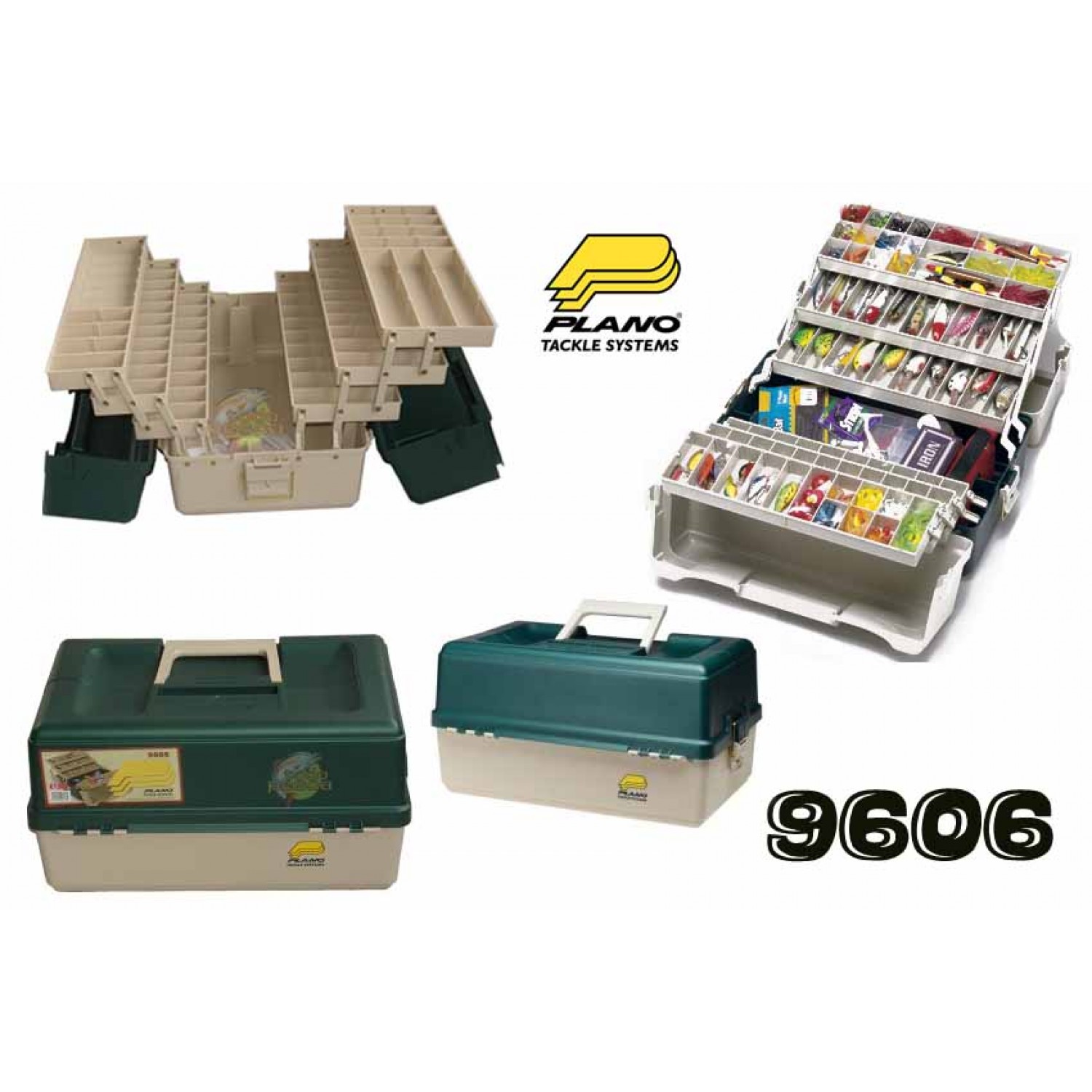 Покупка Ящик рыболовный PLANO 9606-02 раздвижной с 6-ю лотками в Минске Беларуси